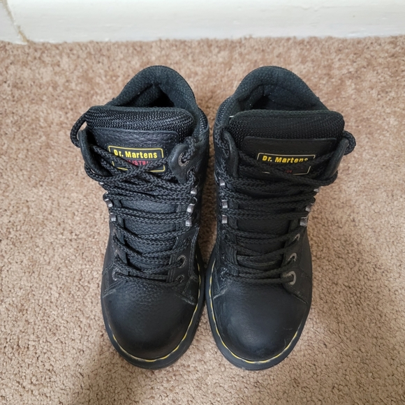 Dr. Martens Black Steel Toe Work Boots Size 7L/6M/38 - Picture 5 of 12